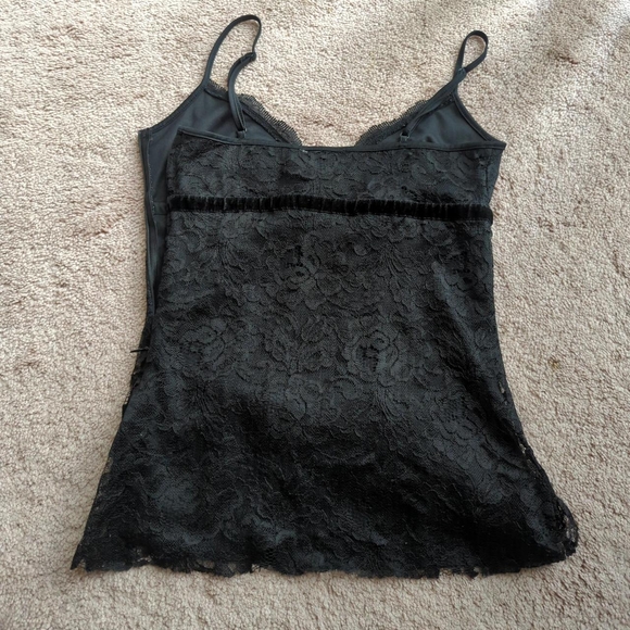 Black Lace Camisole Top - Picture 5 of 5